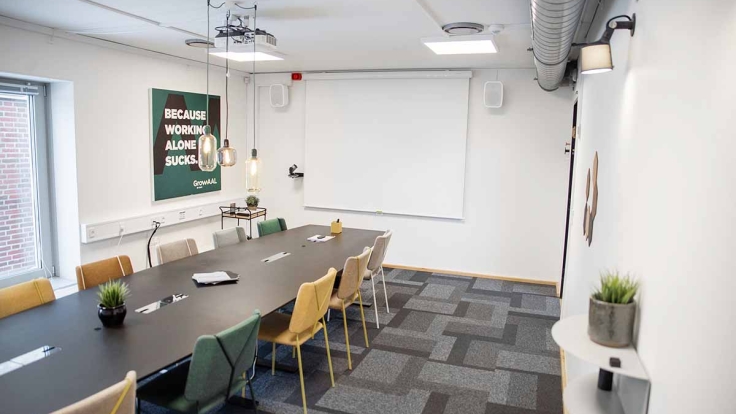 Meeting room overview.