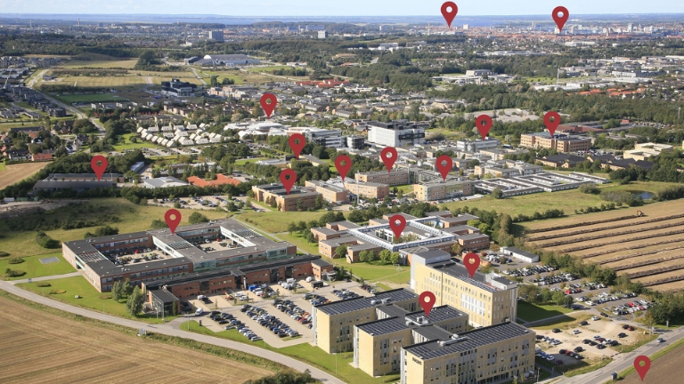 map over novi science park.