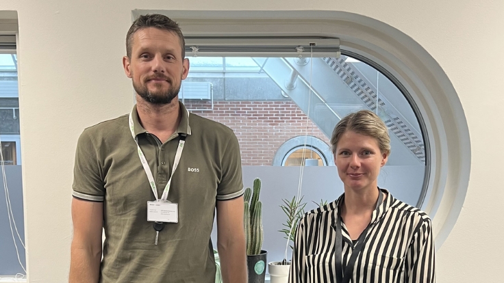 Mads Søndergaard og COO Mie Bech Lukassen har været foundere i DNASense, der har boet i NOVI Science Park lige siden dets spæde begyndelse som en spin-out fra Aalborg Universitet..